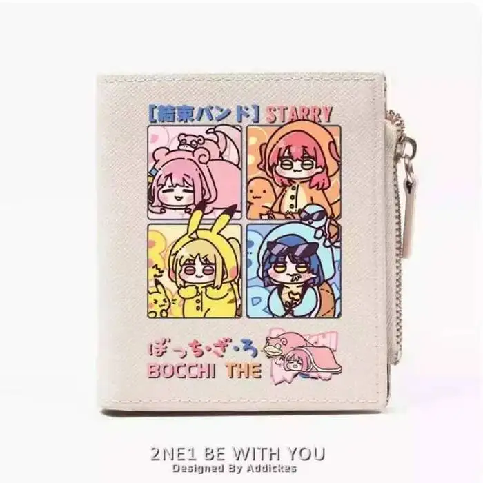 

BOCCHI THE ROCK Kita Ikuyo Gotoh Анимери Модный кошелек из искусственной кожи Кошелек для карт Монета на молнии Сумка для денег Косплей Подарок B347 Аниме