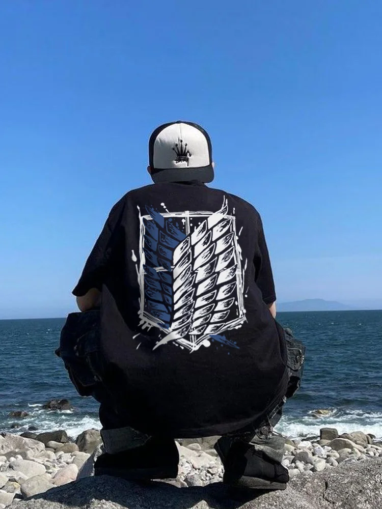 asas-da-liberdade-de-verao-camiseta-masculina-impressa-anime-ataque-em-tita-periferico-manga-curta-camisa-adolescente-100-algodao-puro-na-moda