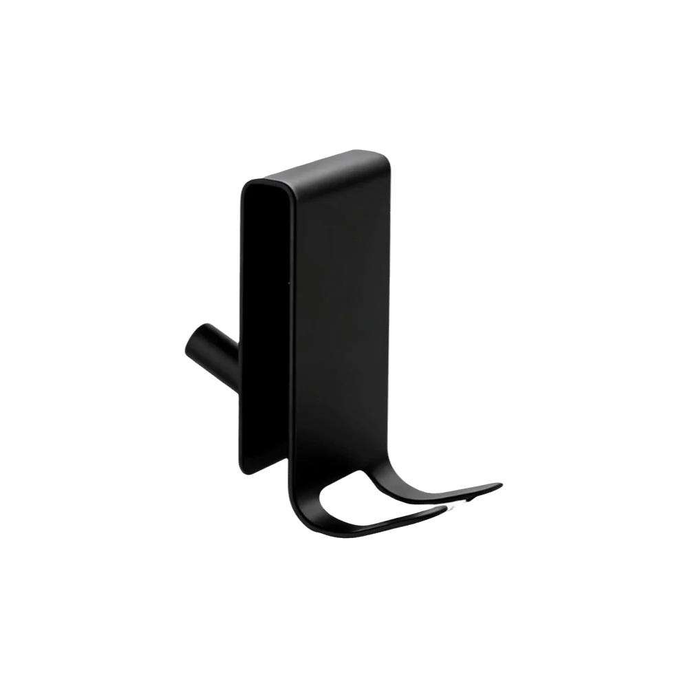 Stainless Steel Shower Door Hook Heavy Duty Double Sided Door Mount Hook Space Saving Sturdy Bathroom Organizer Hook