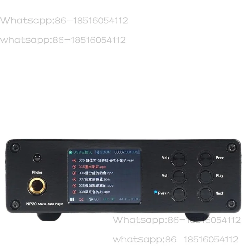 NP20 Lossless Playback Decoding Headset Amplifier  Dual ES9039Q2M Full Format
