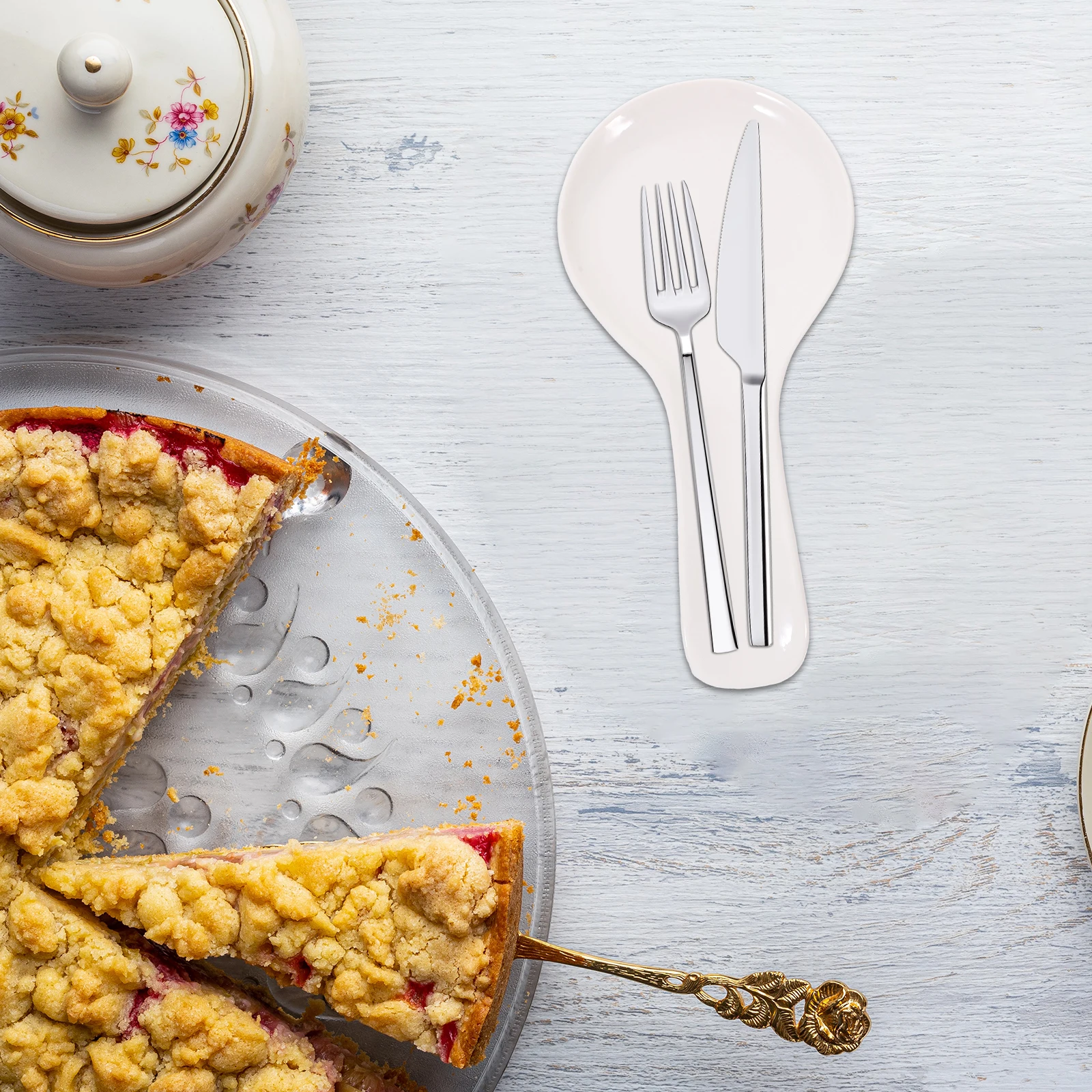 

Convenient Scoop Holder for Kitchen Use Premium Ceramic Spoon Rest Keeps Utensils Steady Perfect for Giving