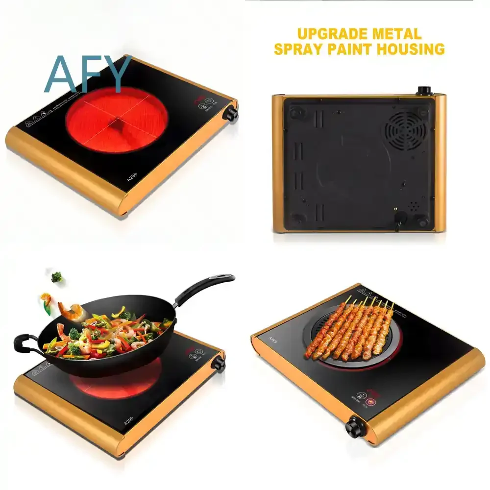 Electric Radiant Cooker 2500W for Induction Cooker Electric Stove Household Cooking Machine Light Wave Stove Radiant Cooker