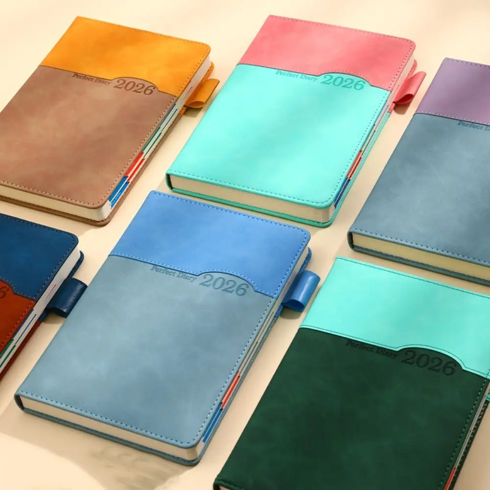 365 Days 2026 Schedule Planner Notepad Thick Paper Efficient Organization A5 Agenda Planning Notebook Self-discipline