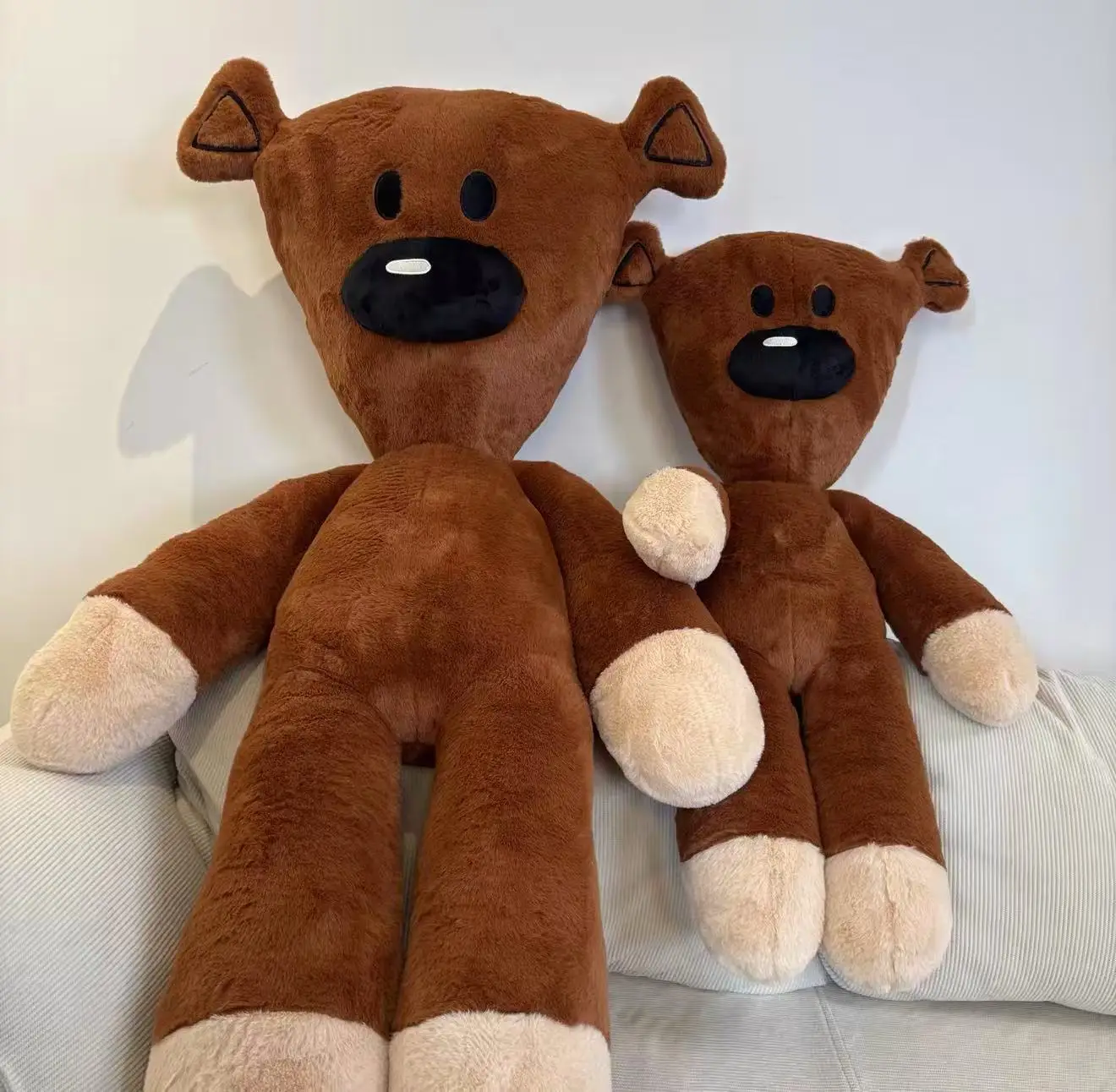 Hochwertiger Lustiger Großer Mr. Bean Teddybär Plüschtier Komödie Cartoon-Filmfigur Niedliches Tier Baby Stoffpuppe Weiches Kissen Deko – Detail 8