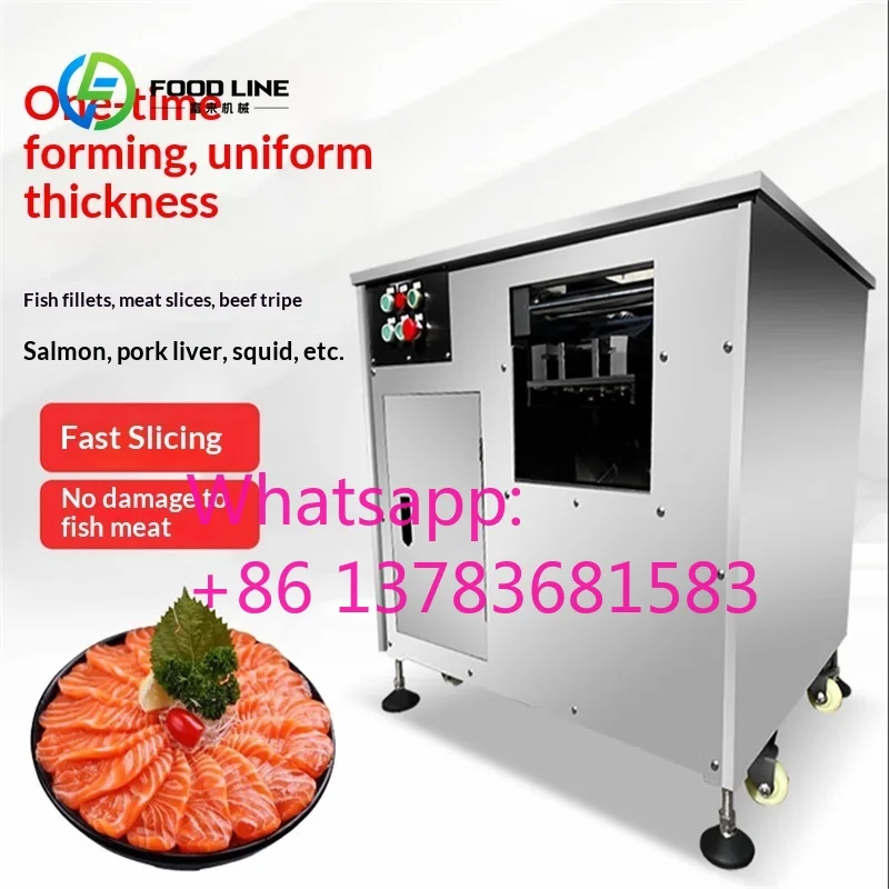 Customized Automatic Fish Meat Processing Fish Slicer Fillet Machine Salmon Slicing Cutter Machine Stainless Steel Electric 380V