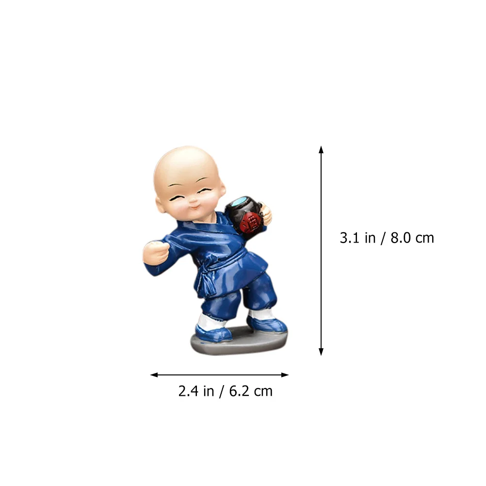 

4pcs Mini Figurines Car Ornament Resin Craft Decoration Vivid Unique Design Fairy Garden Resin Adornment Desktop Fairy Garden