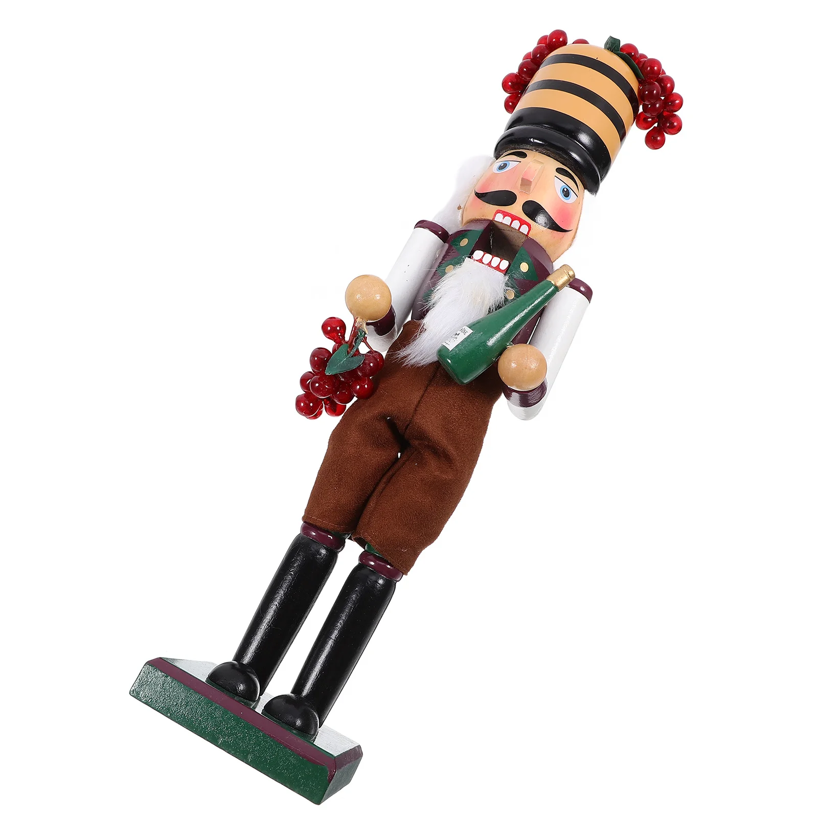 

Wooden Nutcracker Christmas Ornament Desktop Decoration Festival Home Decor Craft Xmas Gift Tabletop Display Nutcrackers