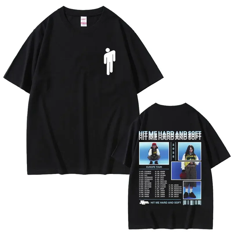 Hit Me Hard and Soft Do You Know To How Bend Same Style Print T-shirts Men Women Fashion Pop Music T Shirts Oversized T-shirt