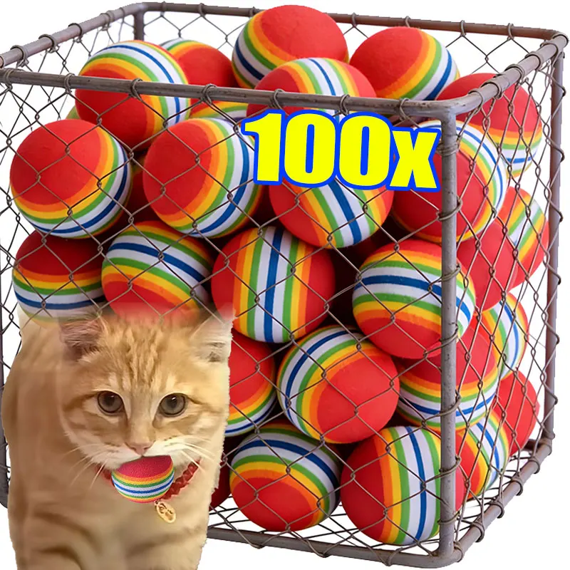 10100 Uds Pelotas de juguete arcoíris