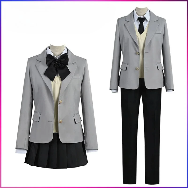

Game Cartoon Final Cosplay Costume Anime School Uniform Hallowen Suit Complete Set of School Uniforms