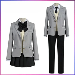 Game Cartoon Final Cosplay Costume Anime School Uniform Hallowen Suit Complete Set of School Uniforms