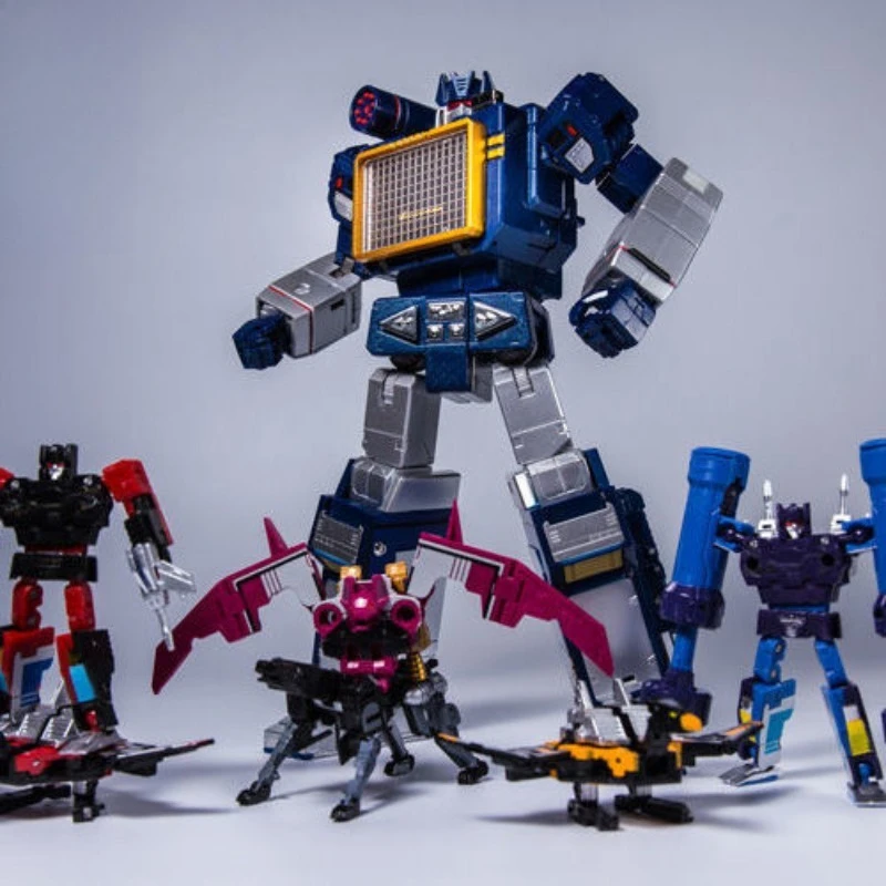 【In stock】Transformed Toys THF-01 THF-01 Sound Wave 25cm KO Moving Human Figure Alloy MP13 Gift Collection