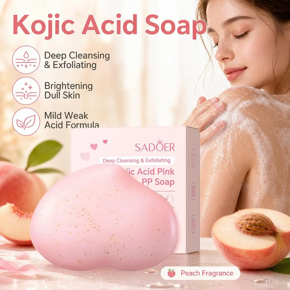 90/80g Rapid Skin Bleaching Cream Soap Armpits Underarm /Groin Whitening Peach Scented Feminine Intimate Wash Body Scrub Soap
