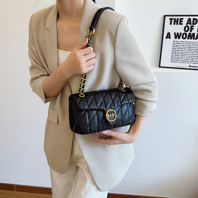 الشتاء شعبية حقيبة أنيقة المرأة 2026 الفاخرة الاتجاه الجديد حقيبة مربعة صغيرة الماس سلسلة Crossbody الكتف حقيبة نسائية #5