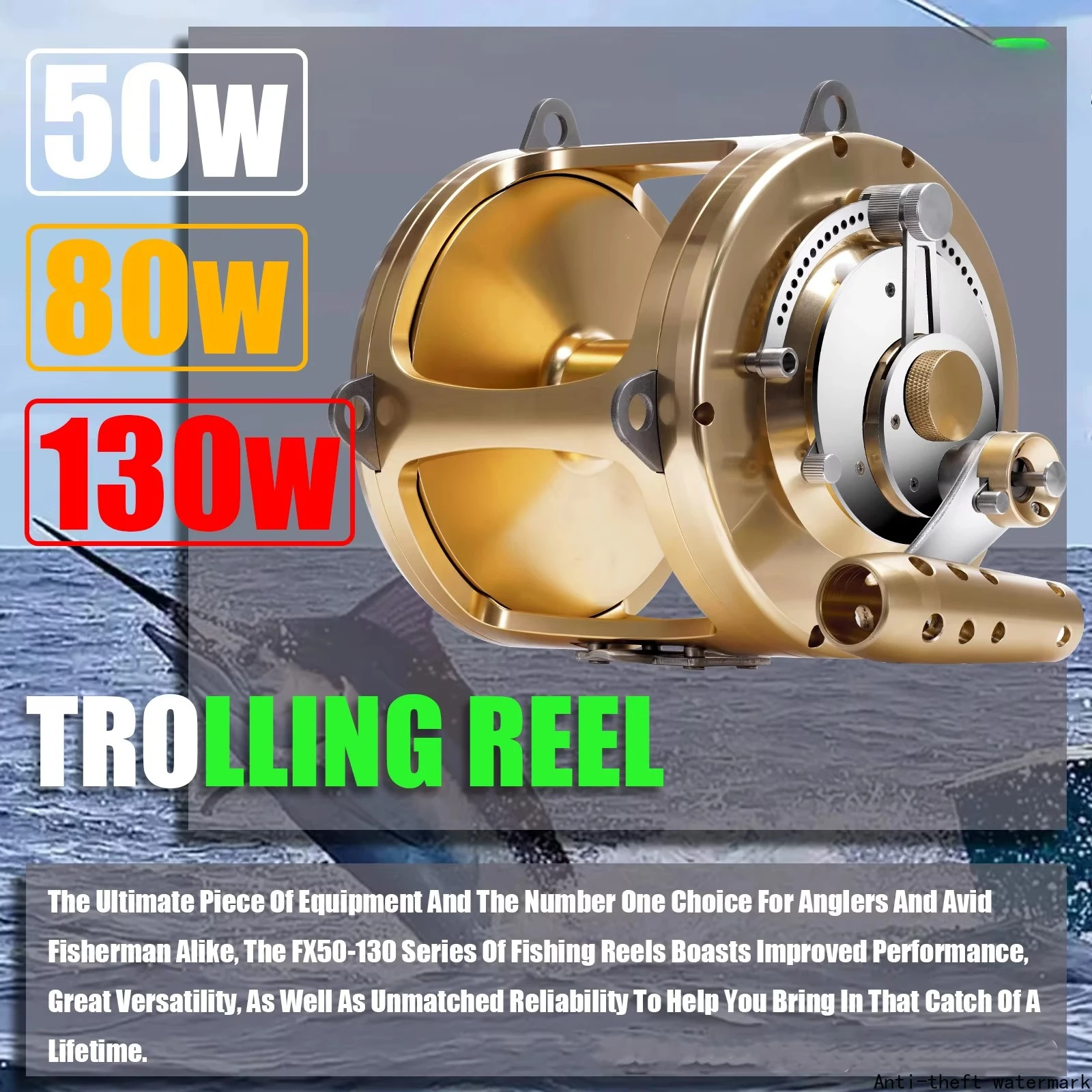 2025 Hot Selling Items -130W T - Electric Reel review and price
