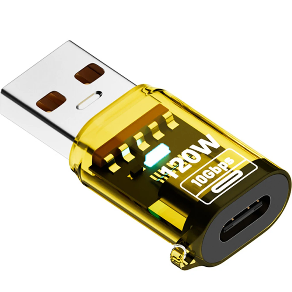Streamlined USB C to USB A Adapter Compact Design with Fast Data Transfer Rate of Up to 10Gbps and High Power Delivery