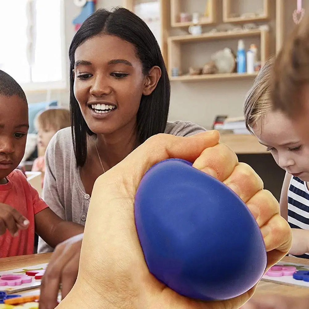 Mini-Stressbälle, Quetschspielzeug, lindert Ängste und Stress, Interaktion, Hand- und Handgelenk-Übung, Schwammspielzeug, Sportbälle – Detail 5