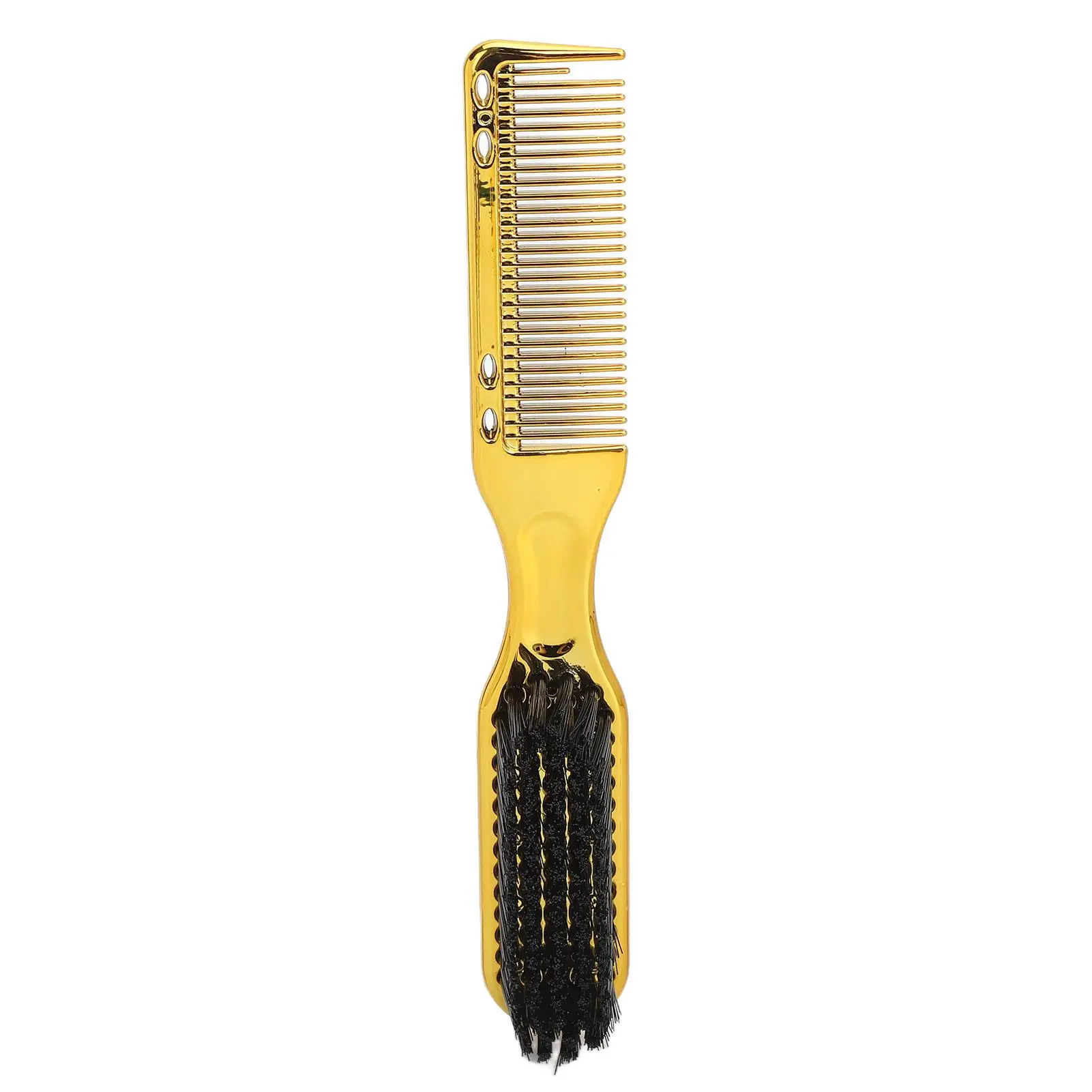 Ergonomic Hairdressing Kit - Professional Offset Grip Comb & Brush Cleaner for salon & Beginners, Reduces Hand Fatigue