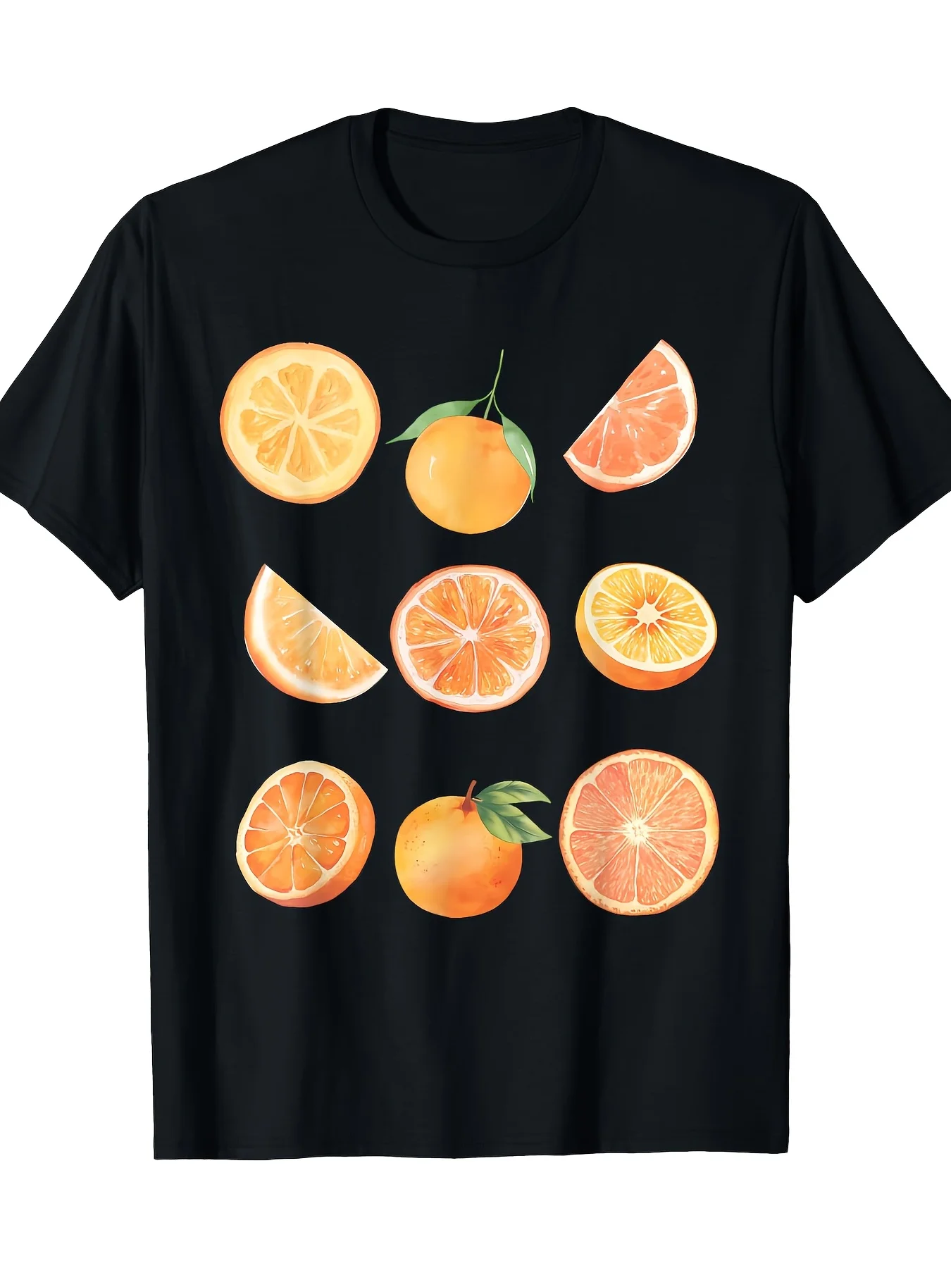 

Vintage Graphic Fruit Orange Aesthetic Boho Juicy Men Women T-Shirt - 100% Cotton, 200g/m²,