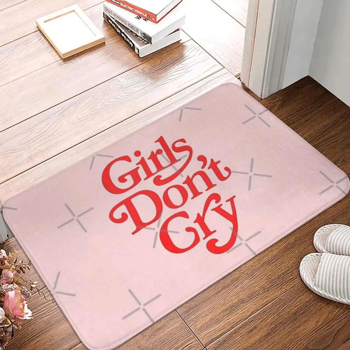 

Girls Don't Cry 40x60cm Carpet Polyester Floor Mats Cute Style Durable Festivle Gifts