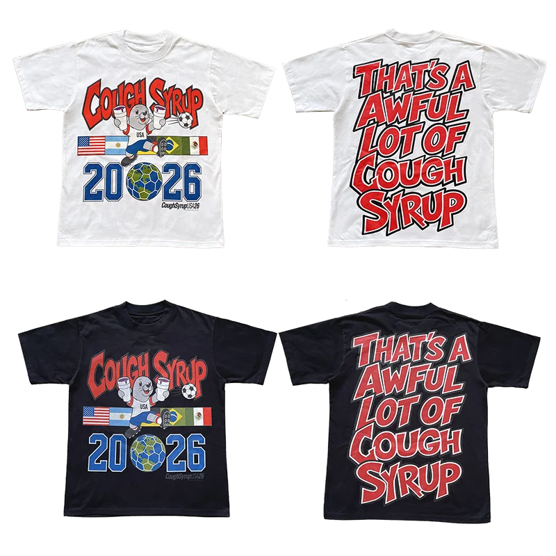 American Retro Cartoon Print Short Sleeve T-Shirt Breathable Casual Style Pure Cotton Youth Fashion Daily Wear Summer T-Shirt