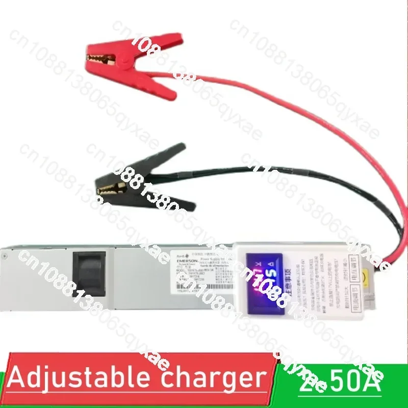 12.6V50A60A  Ternary Lithium Battery Charger 14.6V Lithium Iron Phosphate Adjustable Voltage and Currentclip Can Be Connected