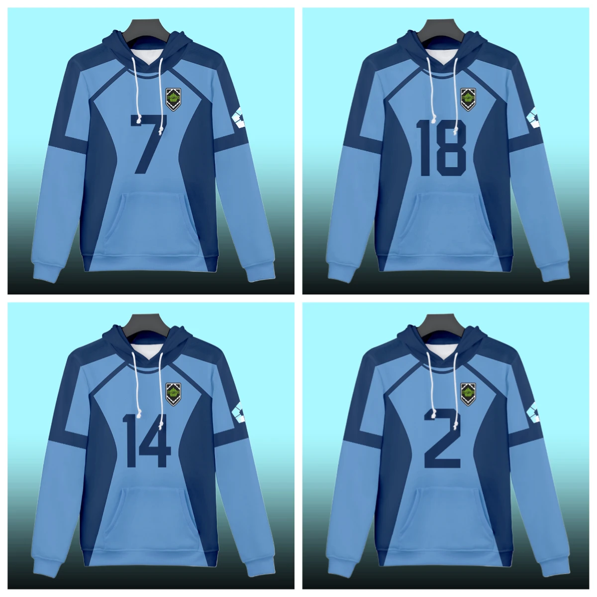

2025 Men Boy Hoodie Anime BLUE LOCK Bluelock Cosplay Costume Meguru Bachira Isagi Yoichi Chigiri Hyoma Kunigami Sweatshirt Men's