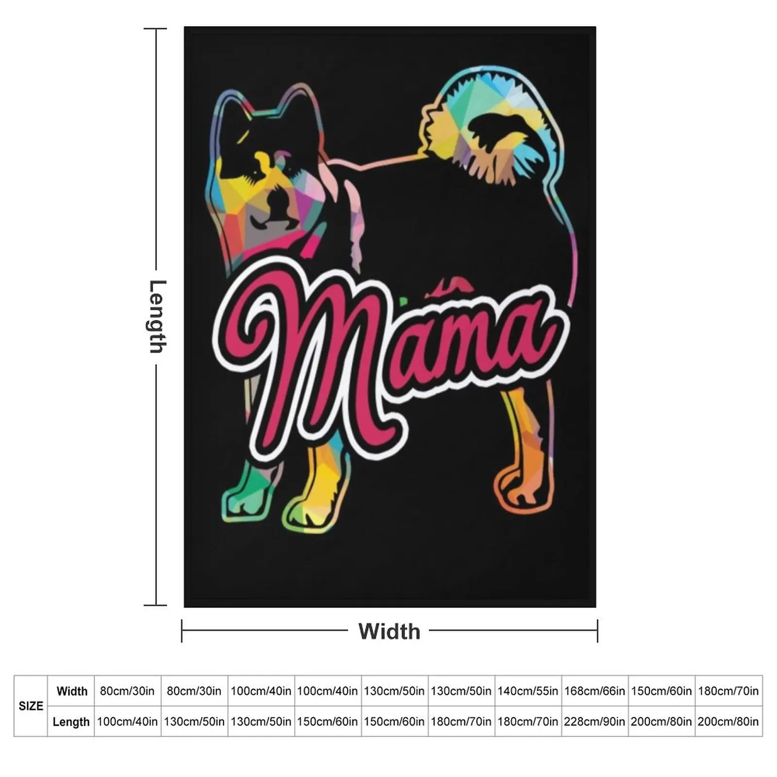 Akita Shirt Akita Mama Throw Blanket couch cozy soft plush fuzzy picnic outdoor blanket