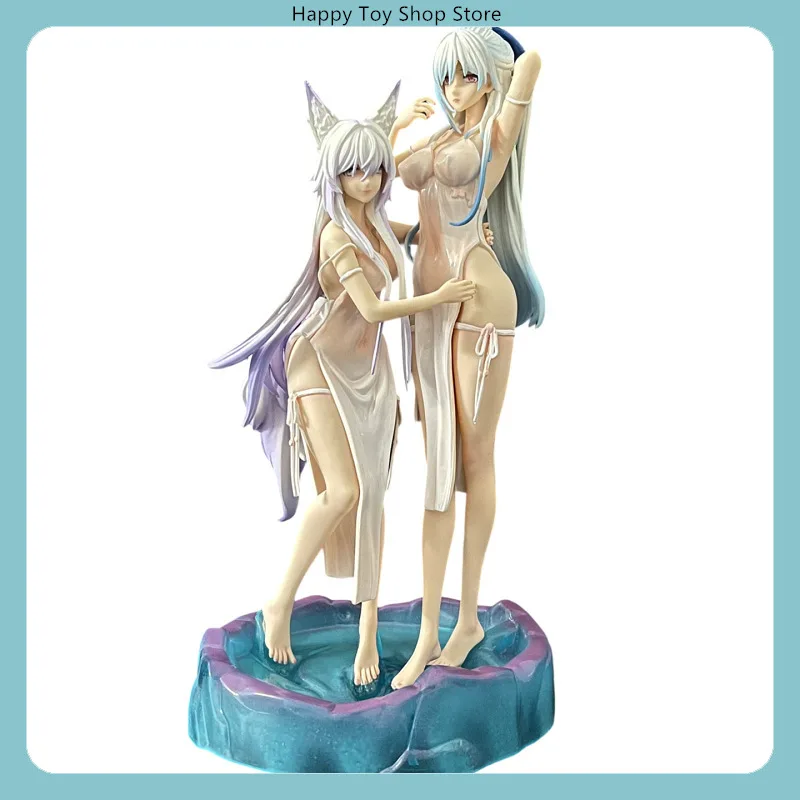 

28.5cm Baiheng & Jingliu Standing Pose Anime Figure Model Statue Collection Desktop Decoration Ornament Toy Gift for Fans