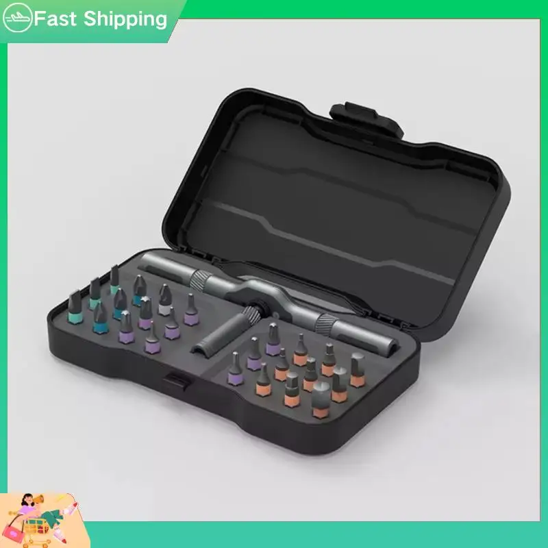 

24 In 1 Rotating Screwdriver Set Multi Bits Magnetic Mini Repair Tool Repair Tool With Detachable Handle-Tvdae