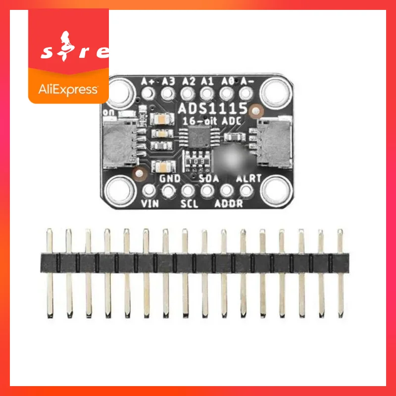 ADS1115 16-Bit ADC - 4 Channel with Programmable Gain Amplifier - STEMMA QT / Qwiic 1085