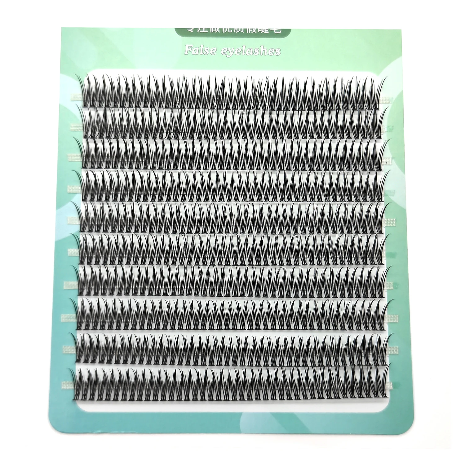 DIY Natural Cluster Eyelashes 8-14mm Swallowtail Silk False Eye Lashes Individual Dovetail Fly Eyelash Extensions Makeup Tools