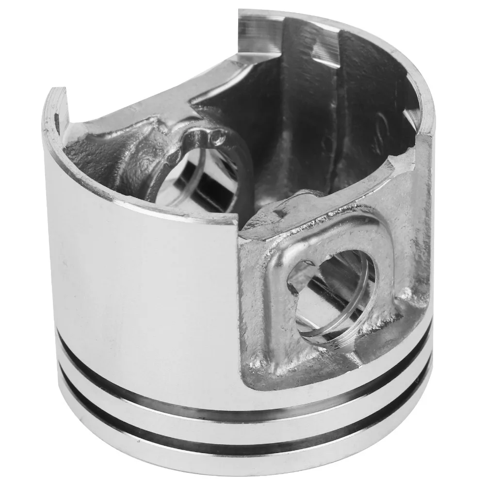 Silver Engine Piston Kit Compact Aluminum Piston Replacement Accessories Round Easy to Install for Stihl MS180 MS 180 018