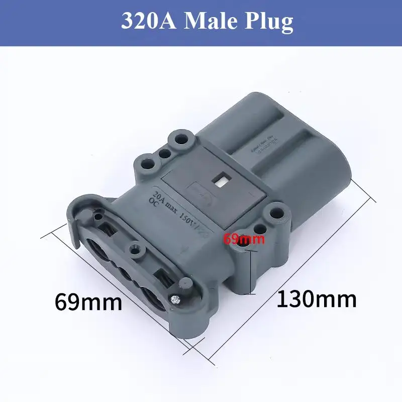 REMA 80A/160A/320A Forklift Battery Charging Connector Industrial Quick Plug DC150V Large Current Male Female Power Connectors