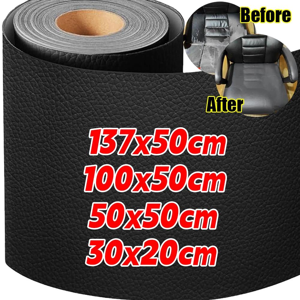 

Multi Size Self-Adhesive Leather Repair Patch Artificial Synthetic Leather Waterproof Sticker Sofa Seats Couch Scratch Repair