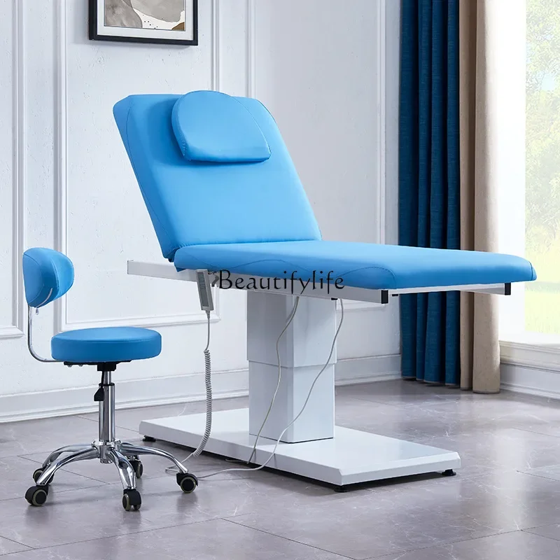 01-سرير تجميل كهربائي متعدد الوظائف لتدليك الرفع، سرير إعداد العظام للعلاج الطبيعي