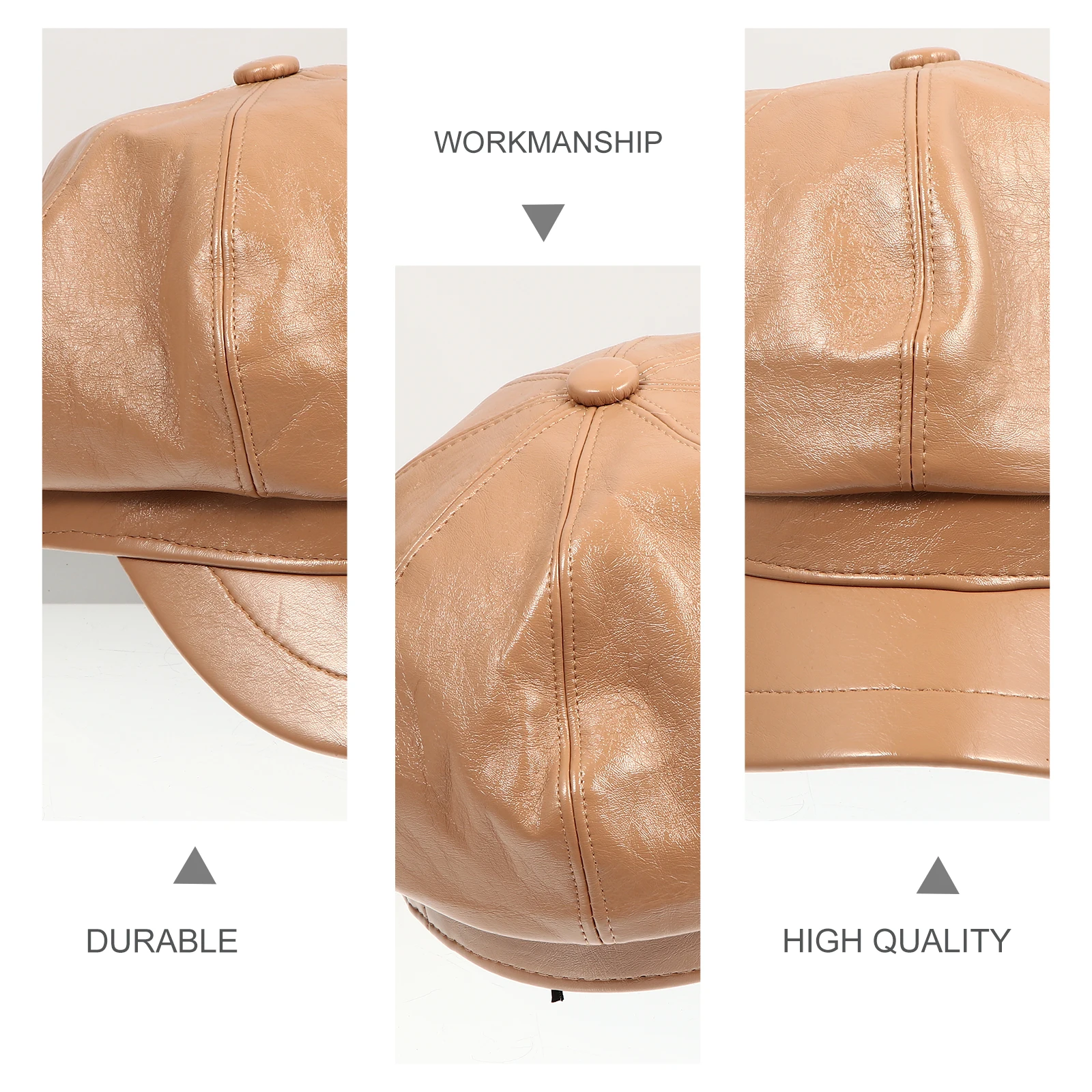 

1Pcs Bright Beret Soft Light Comfortable Warm Beret Cap for Outdoor Daily Use Fashion Woman Hat Autumn Winter