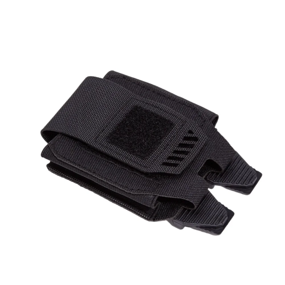 Custodia per manette 1000D Marsupio in nylon MOLLE / Cintura Custodia per polsino a basso profilo Fondina Cintura da lavoro Gilet Borsa da cintura da caccia all'aperto