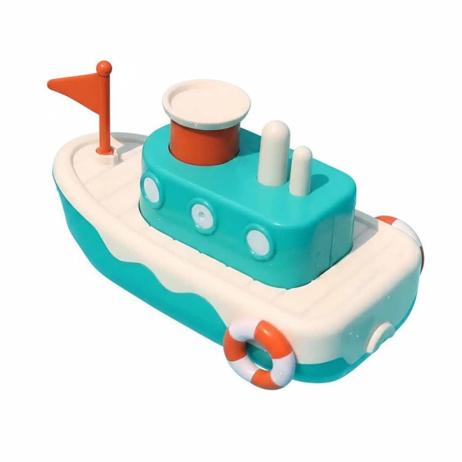 Wind-Up Bath Toy Boat for Babies, Floating Cartoon Ship, Water Play, Kids Bathroom