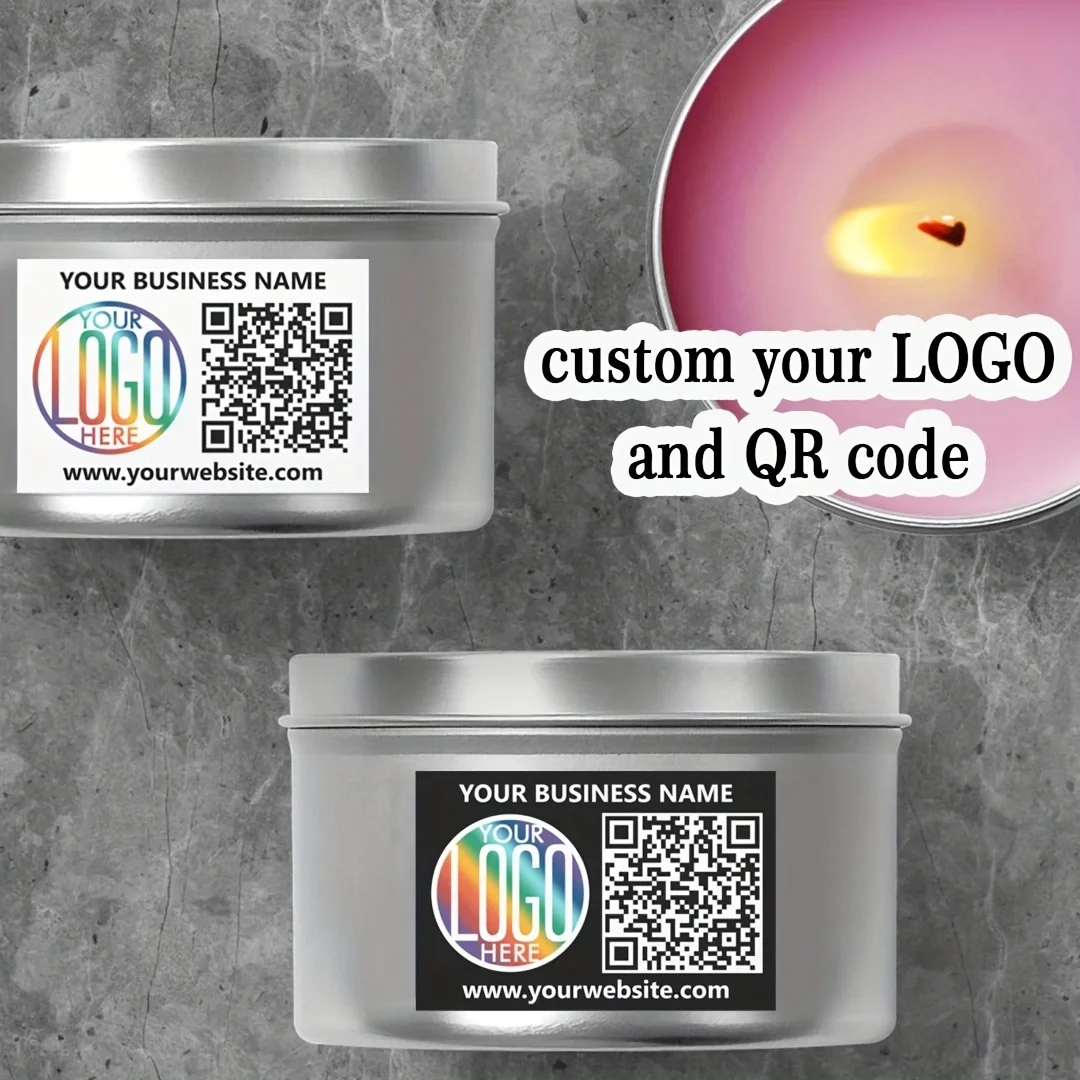 

Customizable logo and QR code stickers, suitable for weddings, birthdays, parties, and events - personalize with your own design