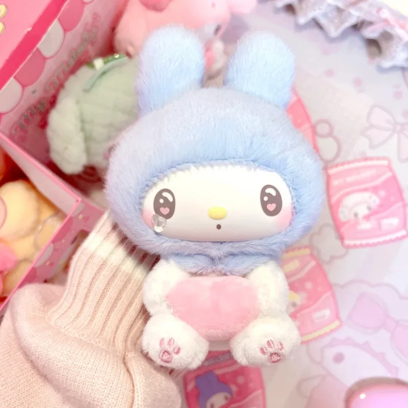 جديد حقيقي سانريو بلدي ميلودي 50th الذكرى الحليب الحلوى سلسلة صندوق أعمى الفينيل أفخم دمية Kawaii حقيبة قلادة لعبة غامضة هدية