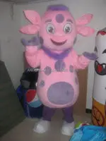 Disfraz de Mascota de dibujos animados de cerdo rosa de espuma para adultos, Vestido de felpa de Navidad, disfraz de Mascota de Halloween, gran oferta, nuevo