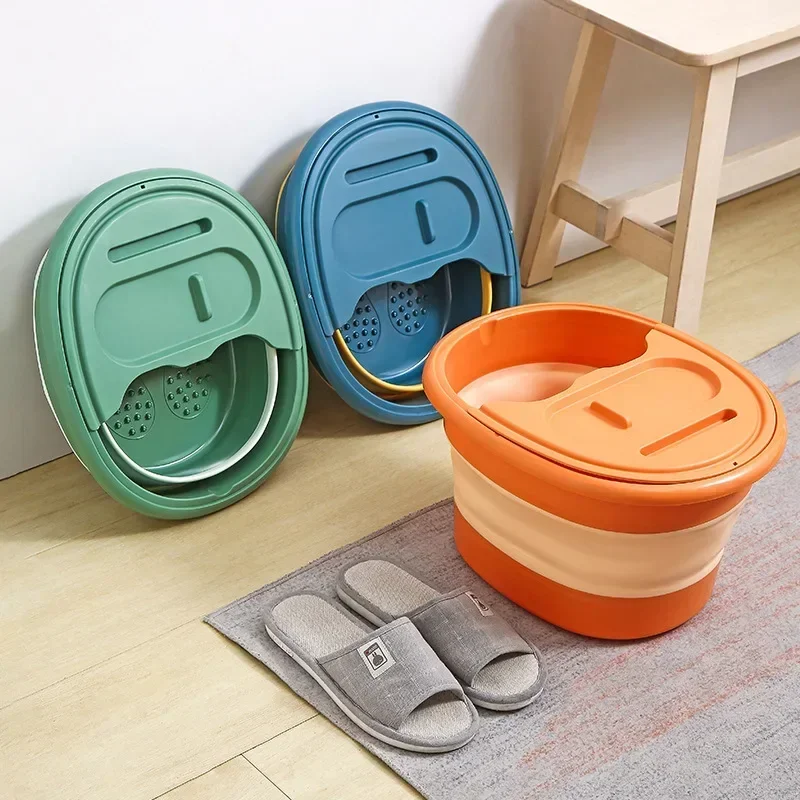 Foldable Foot Bath Bucket over Calf Foot Bath Home Foot Bath Bucket Children Foot Bath Portable Folding Bucket Foot Bath Bucket