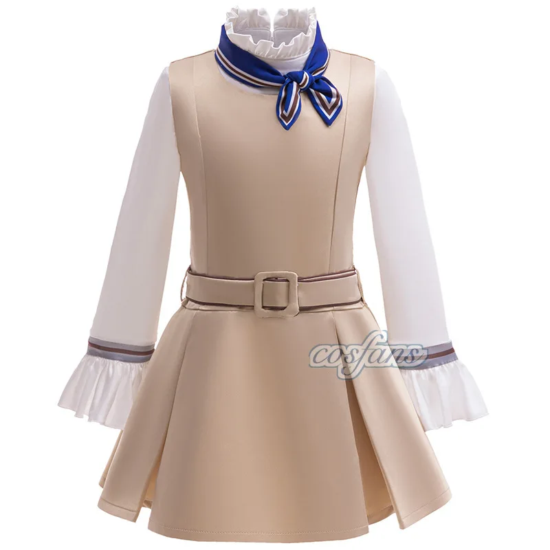 

Girls Party Dress M3GAN Halloween Cosplay Costumes Summer T-Shirt+Dress 2Pcs Megan Set Kids Carnival Stage Performance Dress Up