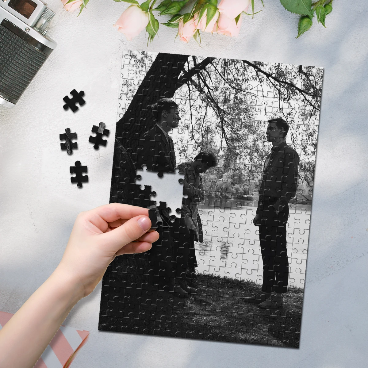 Jigsaw Puzzle Adult - 35/300/500/1000 قطعة لغز صور مخصص حسب
