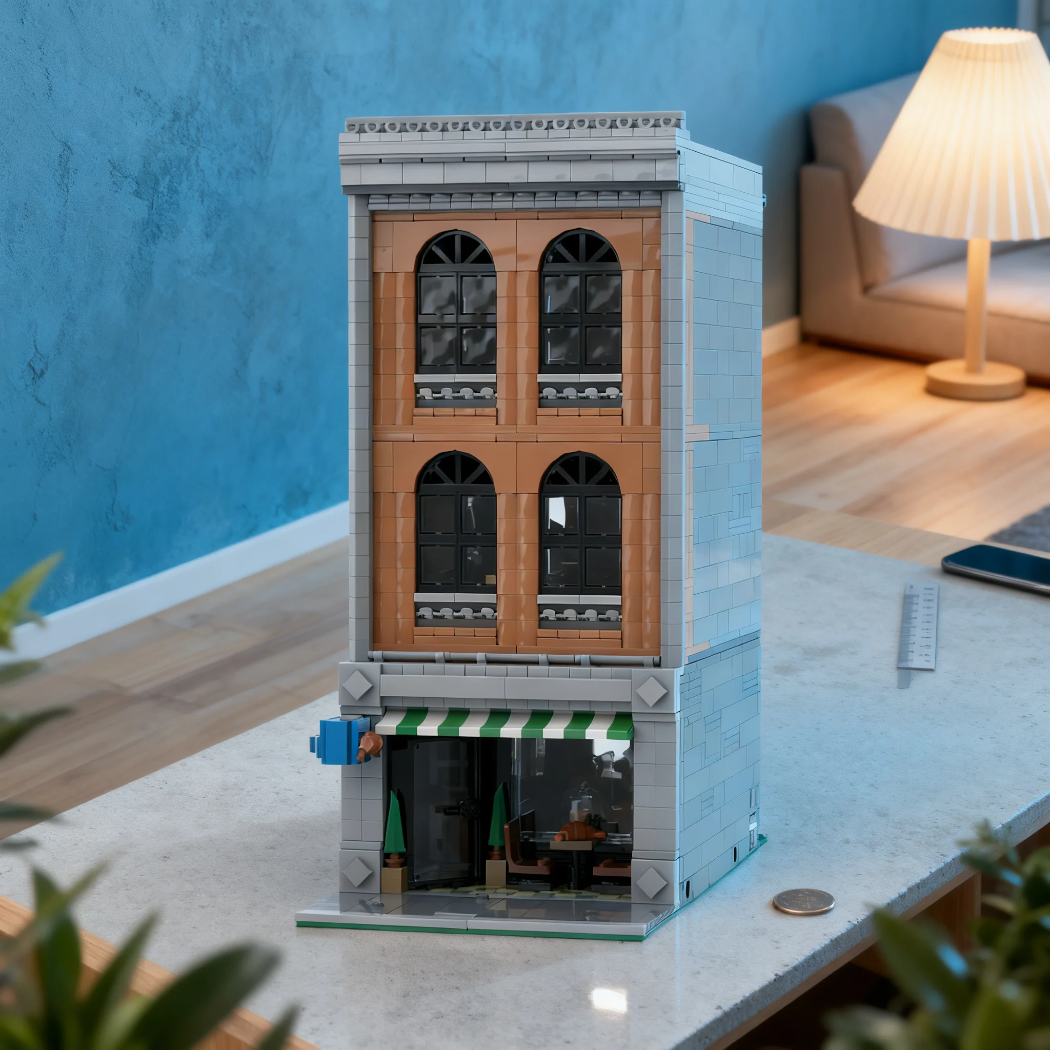 Art Craft Bakery - 1883피스 MOC 베이커리 모듈형 건물 모델