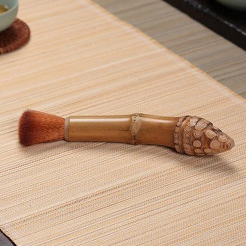 

2 Pcs Tea Sets Brush Bamboo Handle Teapot Cleaning Tool Delicate Tea Ceremony Accessories Suitable For Home Tearoom Teahouse
