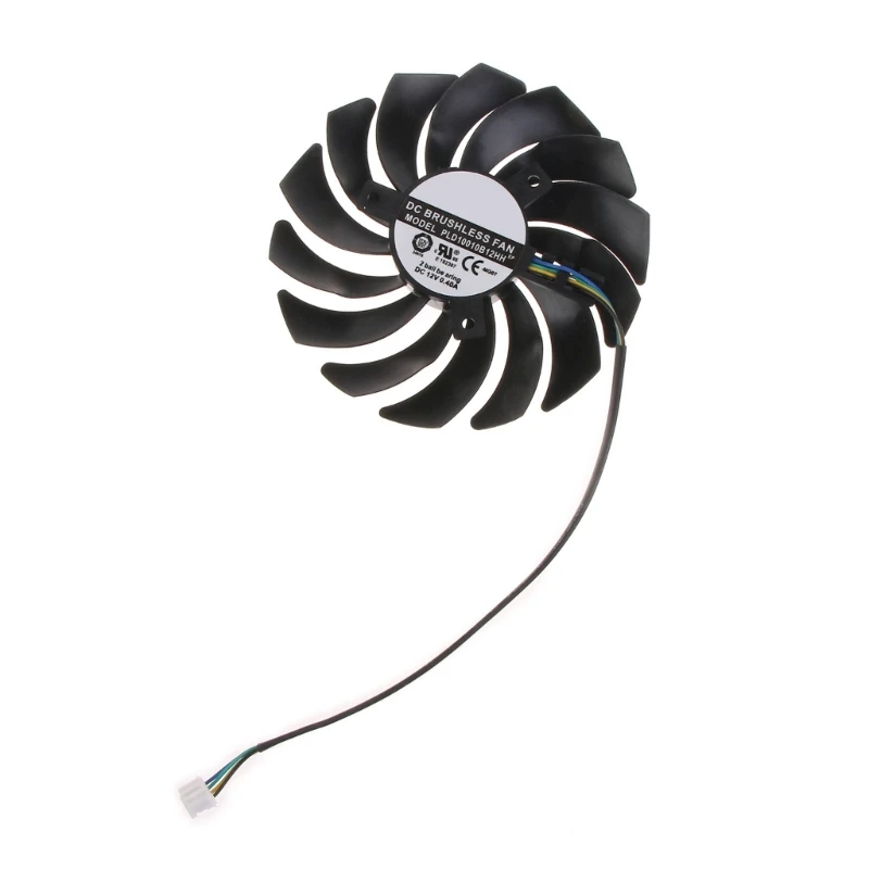 1 ventilador enfriador de 95mm 4 pines 12V PLD10010S12HH ventilador VGA ventilador para tarjeta gráfica para MSI RTX 3070 3060 3060Ti VENTUS 2X OC Cooler