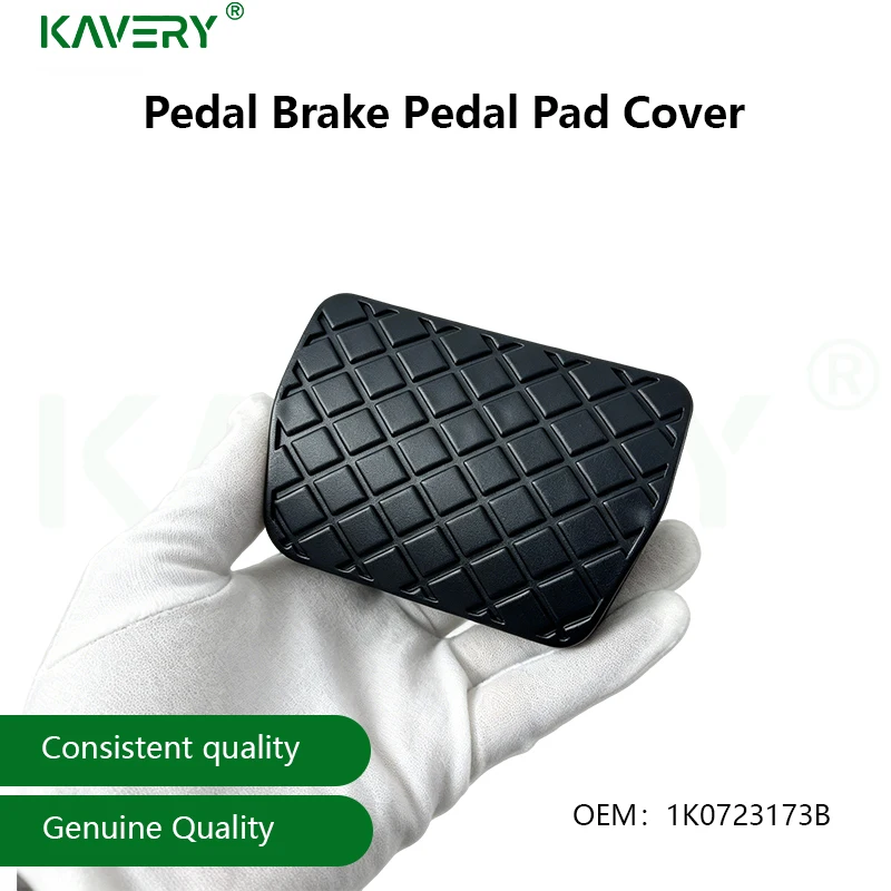 For 1pc Car Rubber Pedals Pad Automatic Transmission Pedal Brake Pedal Pad Cover 1K0723173B V-w Golf MK5 MK6 Passat Tiguan Jetta