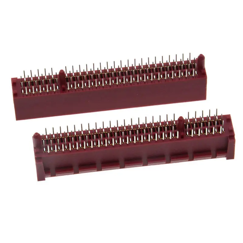 10PCS PCIe x8 Through Hole DIP 98Pin Card Edge Connector Vertical PCIe Graphics Card Memory Slot Receptacle for PCB Motherboard